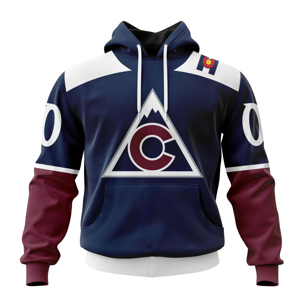 Nhl Colorado Avalanche 2023 Alternate Kits Hoodie Zip Hoodie PH1156