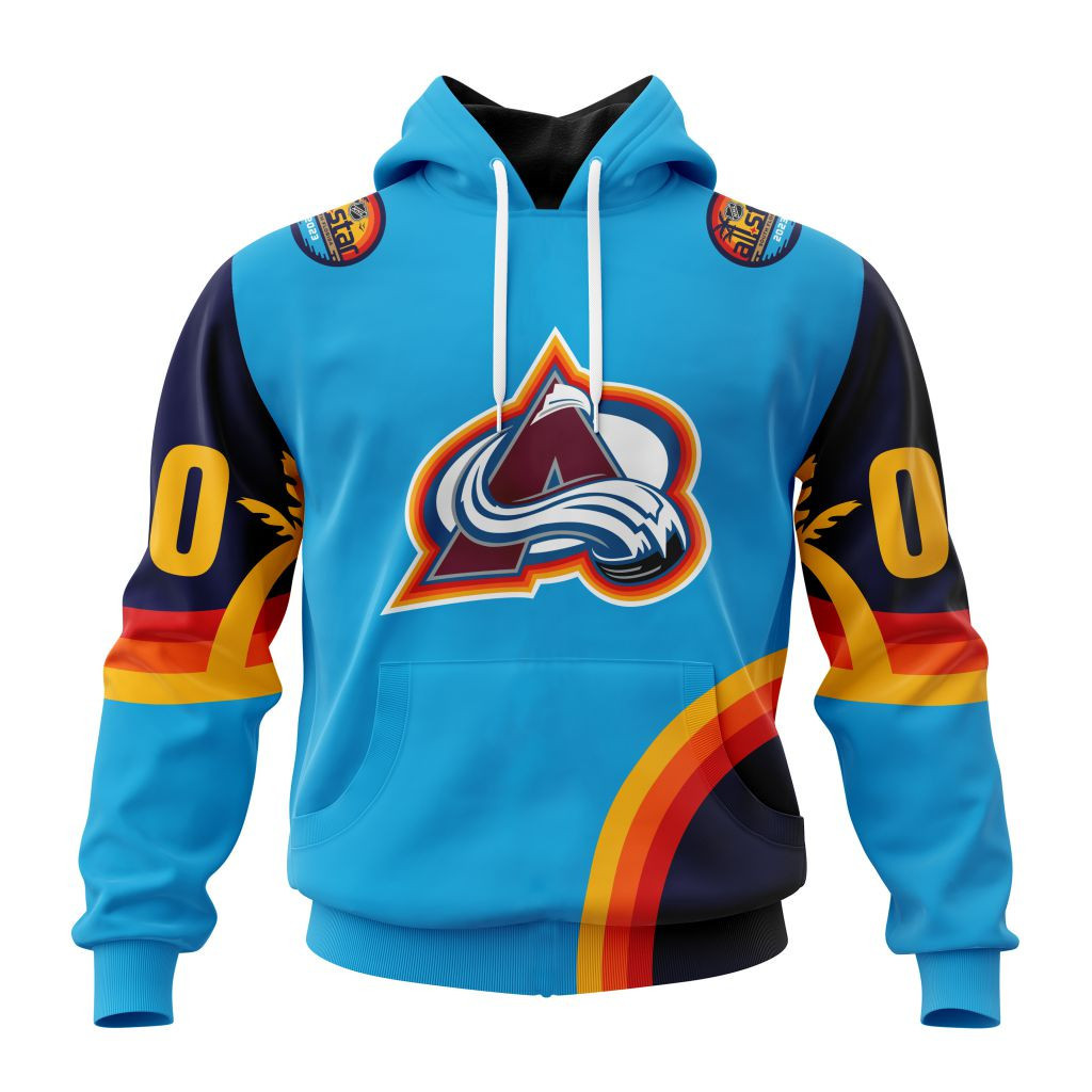 Nhl Colorado Avalanche Special All Star Game Design With Atlantic Ocean Hoodie Zip Hoodie TR2277