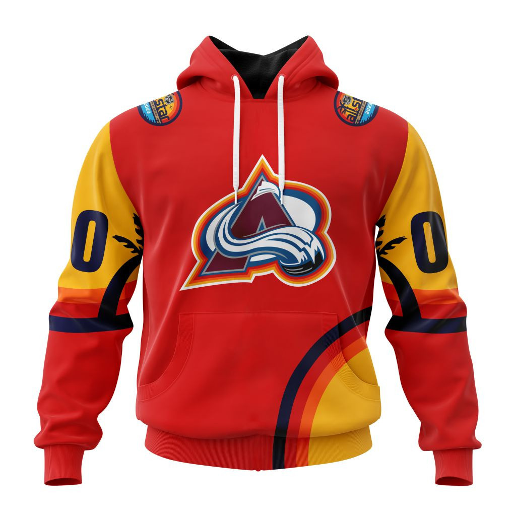 Nhl Colorado Avalanche Special All Star Game Design With Florida Sunset Hoodie Zip Hoodie TR2308