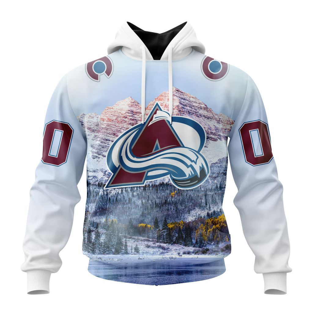 Nhl Colorado Avalanche Special Design With Rocky Mountain St2301 Hoodie Zip Hoodie PH1853