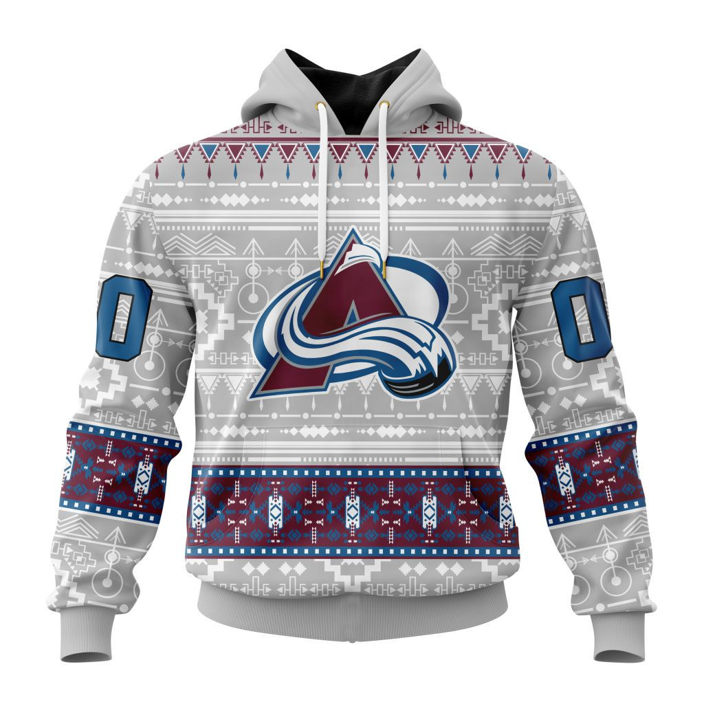 Nhl Colorado Avalanche Special Native Design St2302 Hoodie Zip Hoodie PH1662