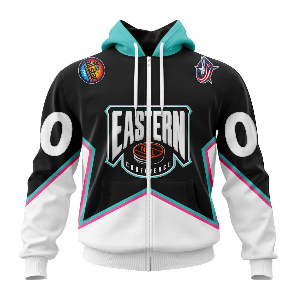 Nhl Columbus Blue Jackets All Star Eastern Conference 2023 Hoodie Zip Hoodie TR2047