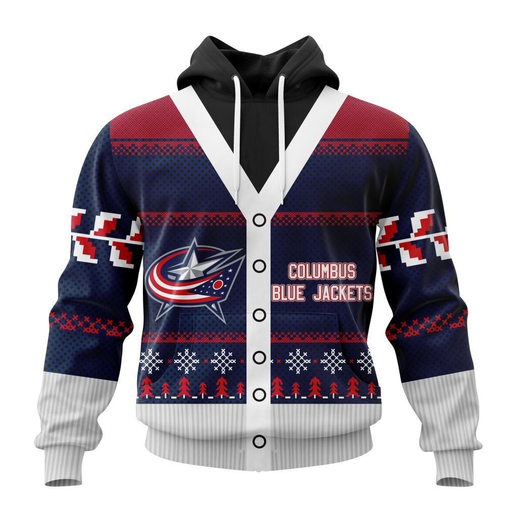 Nhl Columbus Blue Jackets Specialized Chrismas Season Hoodie Zip Hoodie TR2532