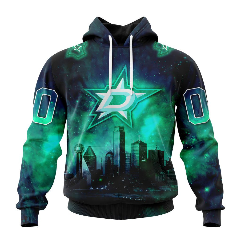 Nhl Dallas Stars Special Design With Night Sky Galaxy St2301 Hoodie Zip Hoodie PH1848