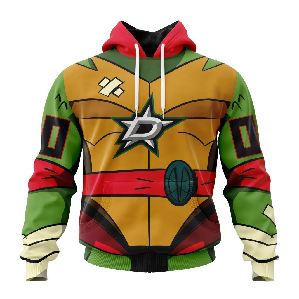 Nhl Dallas Stars Special Teenage Mutant Ninja Turtles Design St2301 Hoodie Zip Hoodie PH1946
