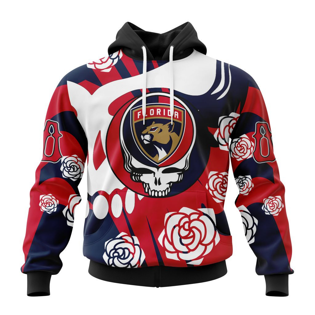 Nhl Florida Panthers Special Grateful Dead Design St2305 Hoodie Zip Hoodie TR951