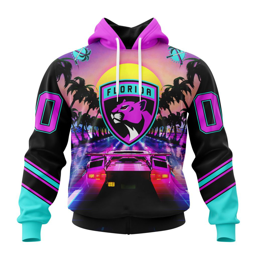 Nhl Florida Panthers Special Miami Vice Design St2301 Hoodie Zip Hoodie PH1918