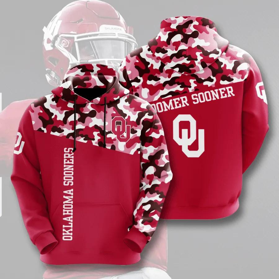 Oklahoma Sooners Armor Thunder 3D Hoodie Perfect Ncaa Gift For Men