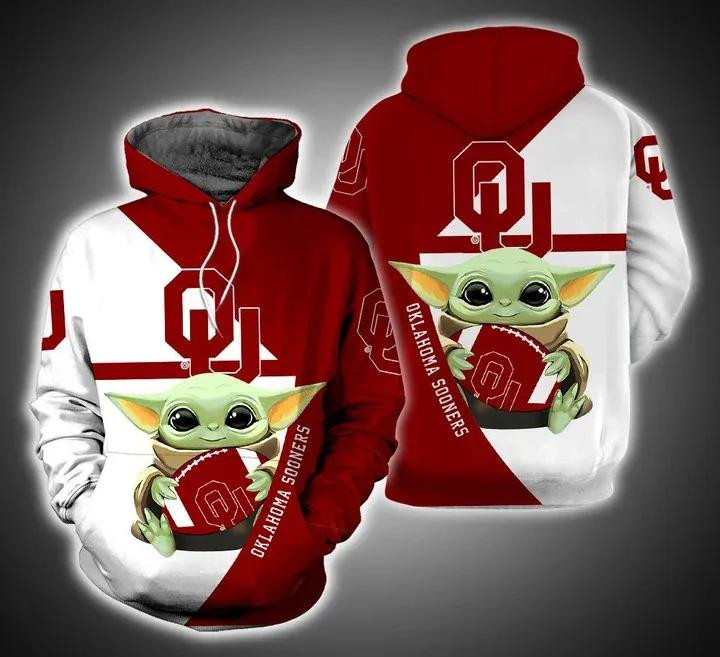 Oklahoma Sooners Camouflage Pattern 3D Hoodie Ideal Gift For Him